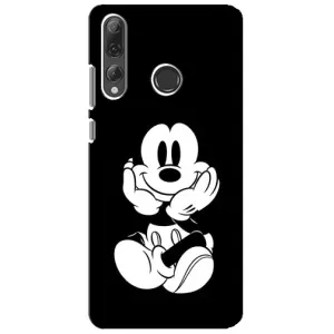 Міккі Маус чохол для Huawei P Smart Plus 2019 (AlphaPrint - Мультяшні) (Маус на чорному)