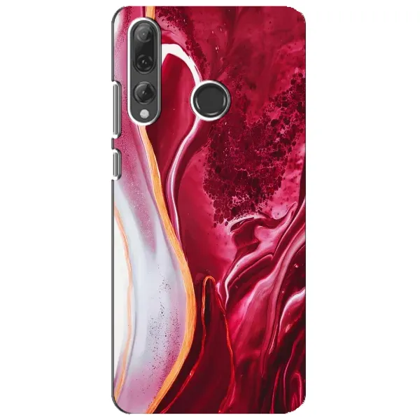 Чохол з принтом «Мрамор червоний» для Huawei P Smart Plus 2019