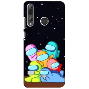 Чохли Амонг Ас для Huawei P Smart Plus 2019 (AlphaPrint) (Скіни в космосі)