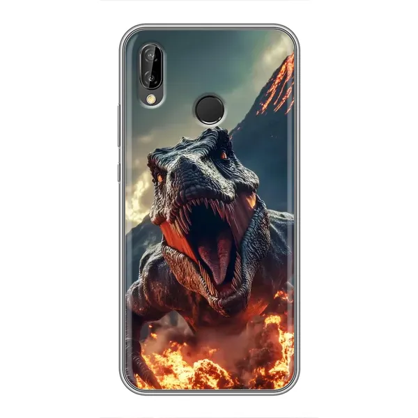 Чехол с принтом «Огненный динозавр» для Huawei P Smart Plus (Nova 3i, INE-LX1) Чехол с принтом «Огненный динозавр» для Huawei P Smart Plus (Nova 3i, INE-LX1)