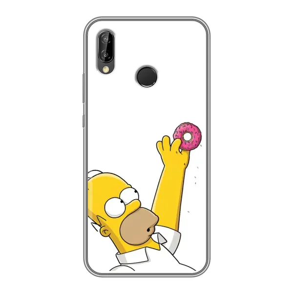 Чохол з принтом «Гомер з пончиком» для Huawei P Smart Plus (Nova 3i, INE-LX1)