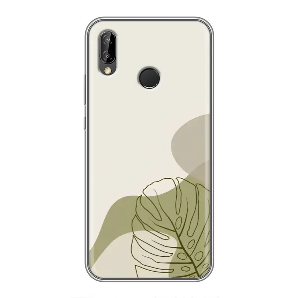 Чохол з принтом «Зелена монстера дизайн» для Huawei P Smart Plus (Nova 3i, INE-LX1)