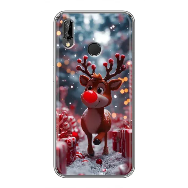 Чехол с принтом «Олень среди подарков» для Huawei P Smart Plus (Nova 3i, INE-LX1) Чехол с принтом «Олень среди подарков» для Huawei P Smart Plus (Nova 3i, INE-LX1)