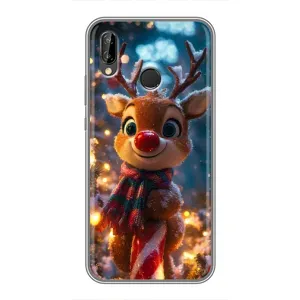 Чехол с принтом «Олень с шарфом» для Huawei P Smart Plus (Nova 3i, INE-LX1)