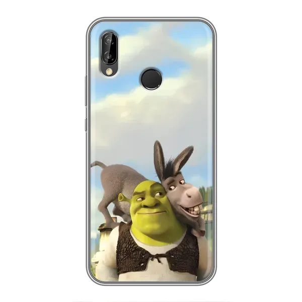 Чохол з принтом «Шрек та Осел» для Huawei P Smart Plus (Nova 3i, INE-LX1)