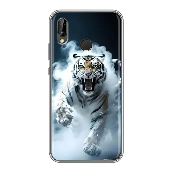 Чехол с принтом «Белый тигр в дыму» для Huawei P Smart Plus (Nova 3i, INE-LX1) Чехол с принтом «Белый тигр в дыму» для Huawei P Smart Plus (Nova 3i, INE-LX1)