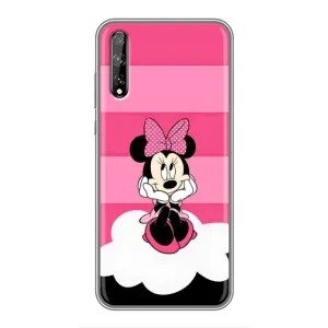 Міккі Маус чохол для Huawei P Smart Pro (AlphaPrint - Мультяшні) (Дівчинка Maus)