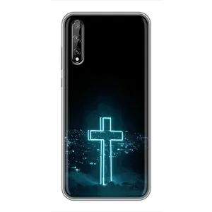 Християнські Чохли для Huawei P Smart Pro (AlphaPrint) (Хрест і місто)