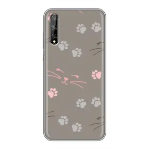 Чохол з малюнком кіт на Huawei P Smart Pro (Лапи і вуса)