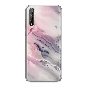 Мраморний чехол на Huawei P Smart Pro (VPrint) (Пурпурний Мрамор)