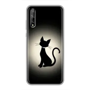 Чохол з принтом для Huawei P Smart Pro (AlphaPrint) Модні коти (Силует котика)