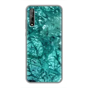 Мраморний чехол на Huawei P Smart Pro (VPrint) (Зелений мрамор)