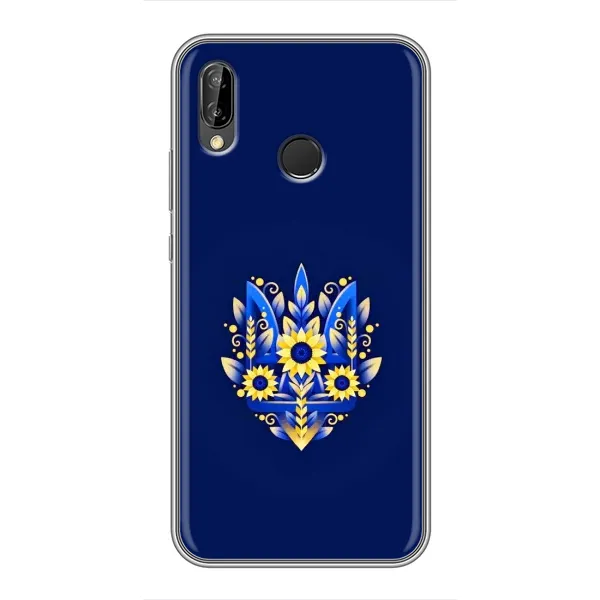 Чехол с принтом «Цветочный Герб» для Huawei P Smart Z / Y9 Prime 2019