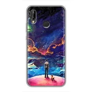 Космічні Чохли для Huawei P Смарт Z (VPrint) (Вид Галактики)