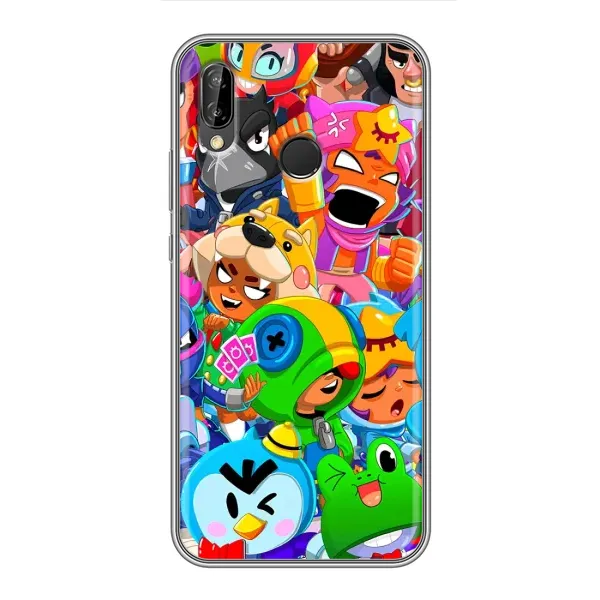 Чехол с принтом «герои Бравл Старс» для Huawei P Smart Z / Y9 Prime 2019