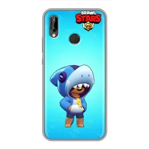 Чехол для Huawei P Smart Z/ Y9 Prime 2019 Бравл Старс (VPrint) (Леон акула)