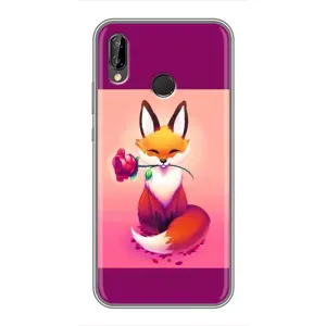 Чохли з картинкою Лисичка для Huawei P Smart Z/ Y9 Prime 2019 (VPrint) (Лиса з трояндою)