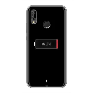 Чехлы для любимой на Huawei P Смарт Z (VPrint) (Love battery)