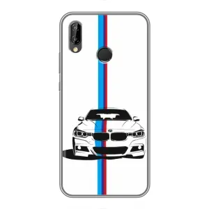 Чохол для Huawei P Смарт Z - з принтом БМВ (AlphaPrint) (Машина БМВ)