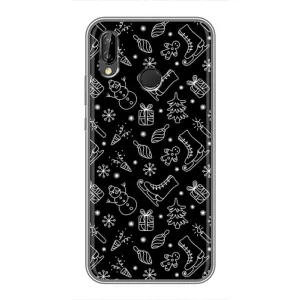 Новорічні, Святкові Чохли для Huawei P Smart Z/ Y9 Prime 2019 - 2024 год (Новорічний фон)