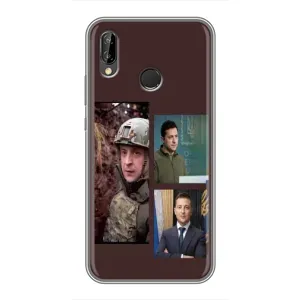 Чохол для Huawei P Smart Z/ Y9 Prime 2019 (AlphaPrint - с принтом Зеленського) (Президент)