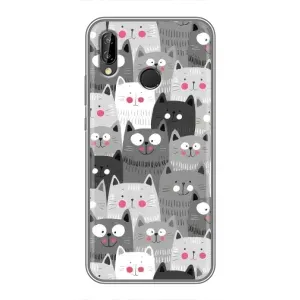 Чохли з Котиками для Huawei P Smart Z/ Y9 Prime 2019 (VPrint) (Мальовані котики)