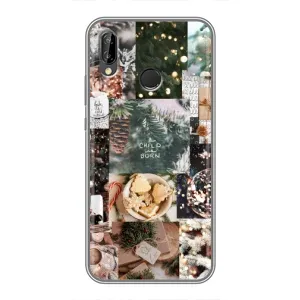 Різдвяні, Святкові Чохли для Huawei P Смарт Z (Різдвяний колаж)