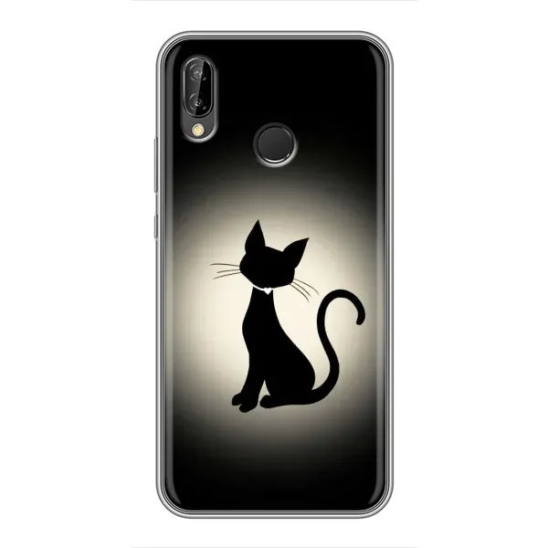 Чехол с принтом «Силуэт котика» для Huawei P Smart Z / Y9 Prime 2019 Чехол с принтом «Силуэт котика» для Huawei P Smart Z / Y9 Prime 2019
