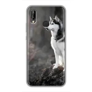 Чохол з Хаскі Huawei P Smart Z/ Y9 Prime 2019 - (AlphaPrint) (Вірний собака)