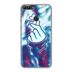 Чехол с принтом «Радужное сердце» для Huawei P Smart (Enjoy 7s, FIG-LA1)