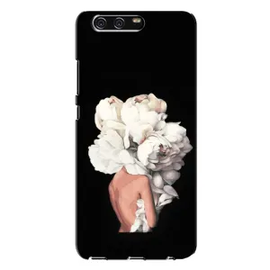 Чехлы (ART) Цветы на Huawei P10 Plus, VKY (VPrint) (Білі квіти)