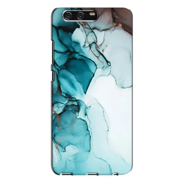 Чехол с принтом «Бирюзовый мрамор» для Huawei P10 Plus (VKY)
