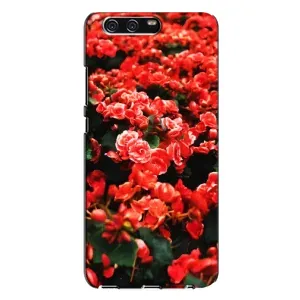 Чохли з квітами для Huawei P10 Plus, VKY (VPrint) (Квіти червоні)