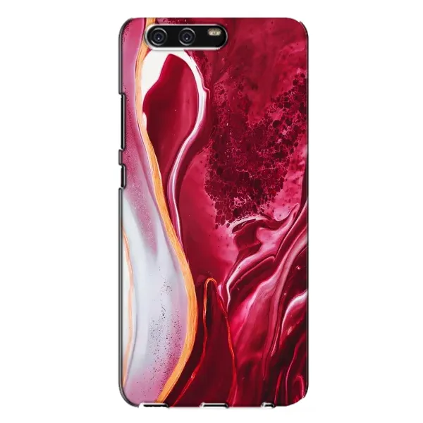 Чехол с принтом «Мрамор красный» для Huawei P10 Plus (VKY)