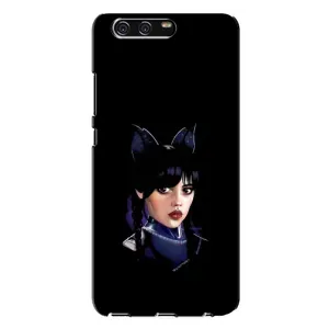 Чохли Венсдей на Huawei P10 Plus, VKY Уенсдей (AlphaPrint) (серйозна Венздей)