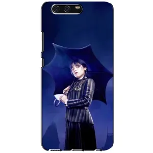 Чохли Венсдей на Huawei P10, VTR Уенсдей (AlphaPrint) (Венздей з парасолькою)