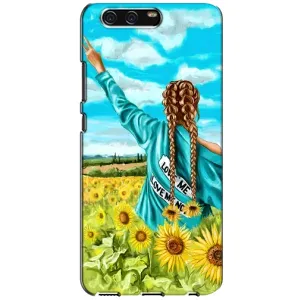 Чохол для Патріота України Huawei P10, VTR - (AlphaPrint) (Україночка)