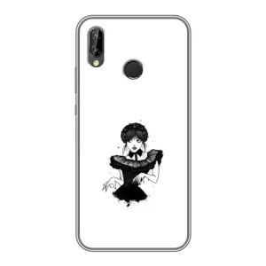 Чехлы Венсдей на Huawei P20 Lite, Ane-L02 Уэнсдей (AlphaPrint) (танец Уэнздей)