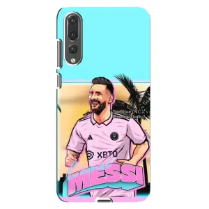 Чохли для Huawei P20 Pro українською: - Лео Мессі Маямі (Майами Месси)