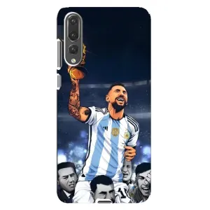 Чохли для Huawei P20 Pro, CLT-L04 (Leo чемпіон) (AlphaPrint) (Мессі з кубком)