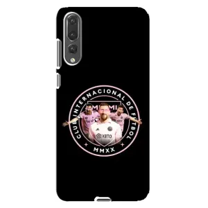 Чохли для Huawei P20 Pro українською: - Лео Мессі Маямі (Мессі в лого)