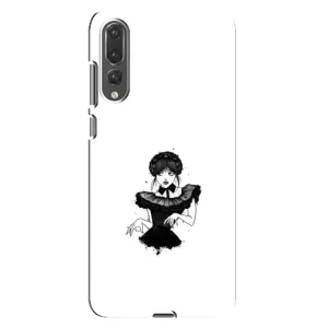 Чехлы Венсдей на Huawei P20 Pro, CLT-L04 Уэнсдей (AlphaPrint) (танец Уэнздей)