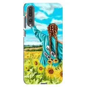 Чехол для Патриота Украины Huawei P20 Pro, CLT-L04 - (AlphaPrint) (Украиночка)
