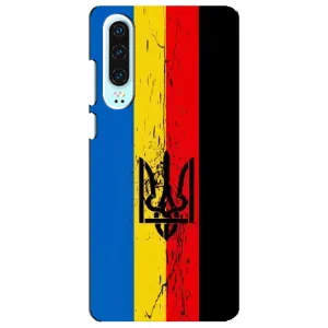 Украинские Чехлы для Huawei P30 с картинкой УПА (AlphaPrint) (Прапор УПА)