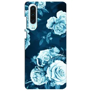 Чехлы (ART) Цветы на Huawei P30 (VPrint) (Блактині бутони)