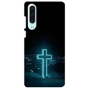 Чехол для Huawei P30 (AlphaPrint) - (Христианские)
