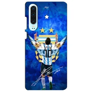 Чохли для Huawei P30 (Leo чемпіон) (AlphaPrint) (Мессі збірна)