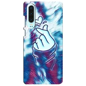 Чехол с принтом «Радужное сердце» для Huawei P30