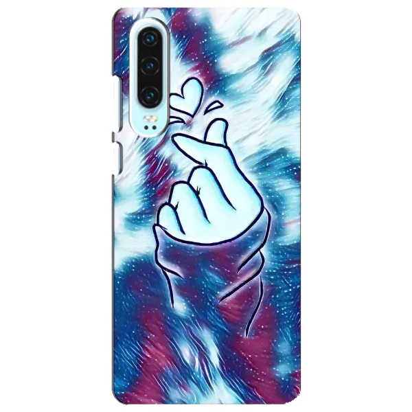 Чехол с принтом «Радужное сердце» для Huawei P30 Чехол с принтом «Радужное сердце» для Huawei P30