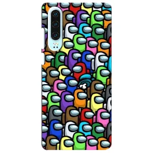 Чехол Амонг Ас для Huawei P30 (AlphaPrint)